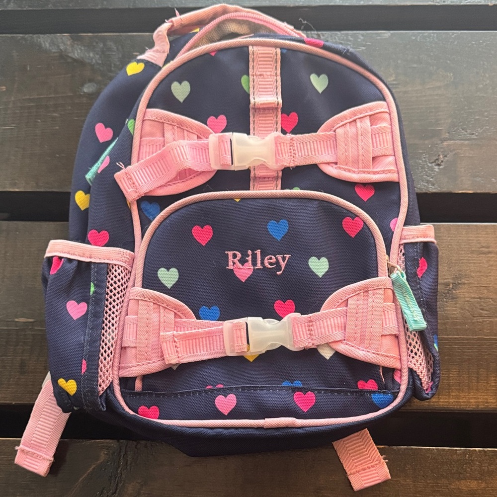 Pottery Barn Kids Heart Mini Backpack - Riley
